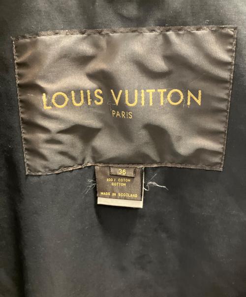 LOUIS VUITTON（ルイ ヴィトン）LOUIS VUITTON (ルイ ヴィトン) ゴム引きコート ブラック サイズ:36の古着・服飾アイテム