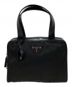 PRADAプラダ）の古着「ミニボストンバッグ」｜ブラック