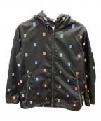 BURBERRY LONDONバーバリーロンドン）の古着「TBロゴナイロンジャケット」｜ブラック