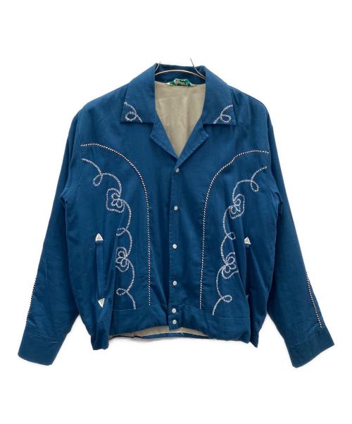 BACKERS（バッカーズ）BACKERS (バッカーズ) 50's 復刻ウエスタンジャケット ブルー サイズ:Мの古着・服飾アイテム