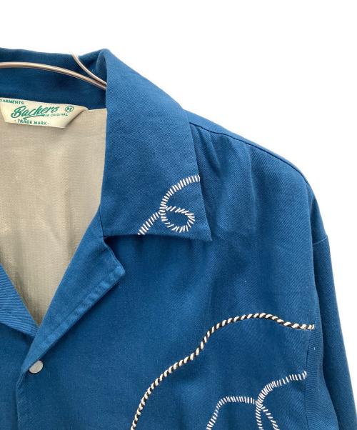 BACKERS（バッカーズ）BACKERS (バッカーズ) 50's 復刻ウエスタンジャケット ブルー サイズ:Мの古着・服飾アイテム