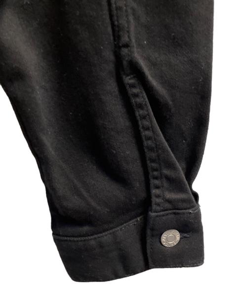 Calvin Klein×Andy Warhol（カルバンクライン×アンディ・ウォーホル）Calvin Klein×Andy Warhol (カルバンクライン×アンディ・ウォーホル) デニムジャケット ブラック サイズ:Ｌの古着・服飾アイテム