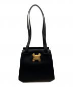 CELINEセリーヌ）の古着「ハンドバッグ」｜ブラック