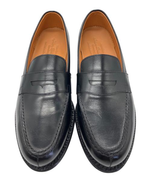 Jalan Sriwijaya（ジャランスリウァヤ）Jalan Sriwijaya (ジャランスリウァヤ) コインローファー　GARUDA ブラック サイズ:SIZE 26.5cmの古着・服飾アイテム