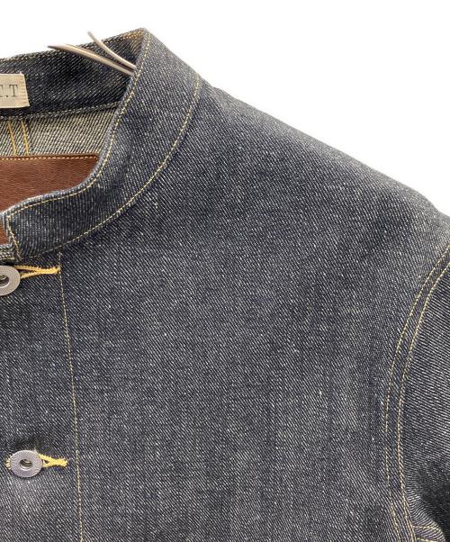 Taiga Takahashi（タイガ タカハシ）Taiga Takahashi (タイガ タカハシ) STAND COLLAR DENIM JACKET インディゴ サイズ:36の古着・服飾アイテム