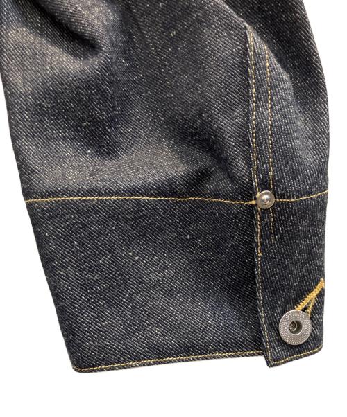 Taiga Takahashi（タイガ タカハシ）Taiga Takahashi (タイガ タカハシ) STAND COLLAR DENIM JACKET インディゴ サイズ:36の古着・服飾アイテム