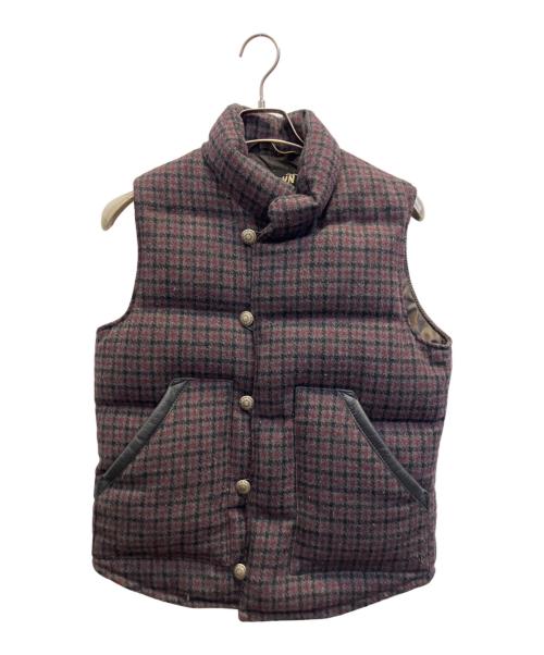 Schott（ショット）Schott (ショット) ダウンベスト ブラウン サイズ:SIZE Sの古着・服飾アイテム