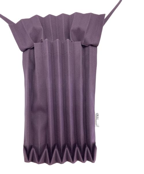 me ISSEY MIYAKE（ミーイッセイ ミヤケ）me ISSEY MIYAKE (ミーイッセイ ミヤケ) プリーツショルダーバッグ パープルの古着・服飾アイテム