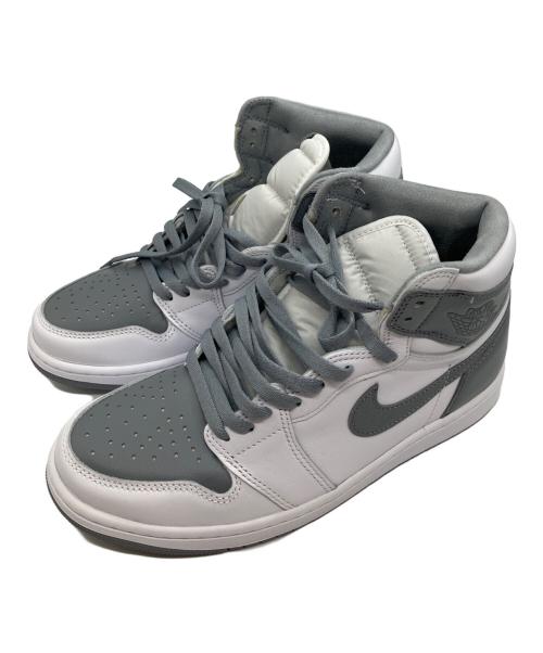NIKE（ナイキ）NIKE (ナイキ) Air Jordan 1 High OG ホワイト×グレー サイズ:27の古着・服飾アイテム
