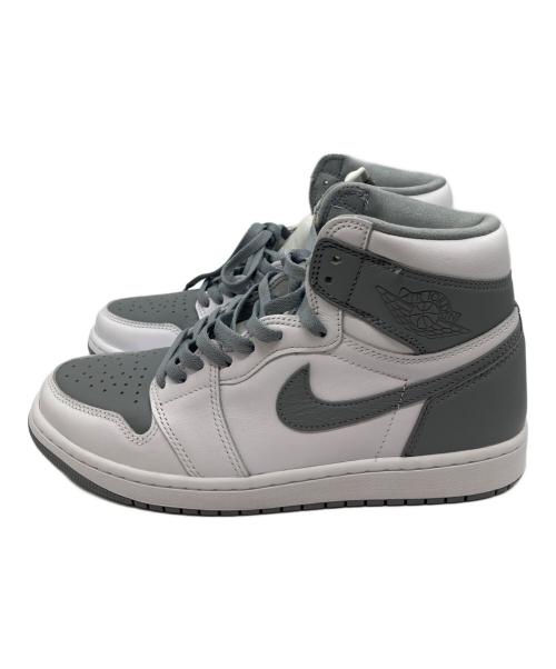 NIKE（ナイキ）NIKE (ナイキ) Air Jordan 1 High OG ホワイト×グレー サイズ:27の古着・服飾アイテム
