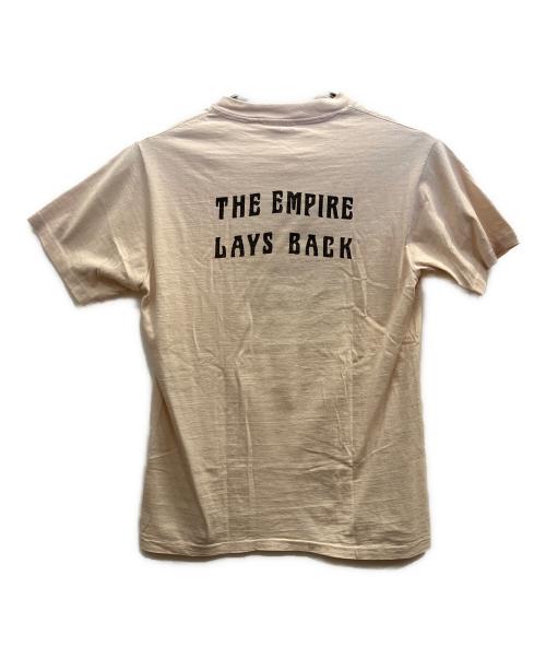 Hanes（ヘインズ）Hanes (ヘインズ) 半袖カットソー ベージュ サイズ:Ｍの古着・服飾アイテム