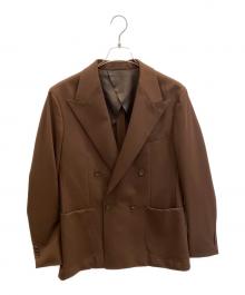 UNITED ARROWS TOKYO（ユナイテッドアローズトウキョウ）の古着「4ボタンダブルテーラードジャケット」｜ダークブラウン