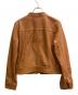 BLUE LABEL CRESTBRIDGE (ブルーレーベルクレストブリッジ) シングルライダースジャケット ブラウン サイズ:38：12000円