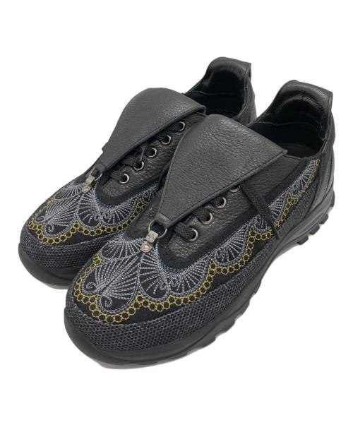 KIKO KOSTADINOV（キコ・コスタディノフ）KIKO KOSTADINOV (キコ・コスタディノフ) Chalice Lace Up Sneaker ブラック サイズ:42の古着・服飾アイテム