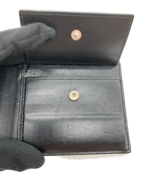 BALENCIAGA（バレンシアガ）BALENCIAGA (バレンシアガ) 2つ折り財布 ブラック×ホワイトの古着・服飾アイテム