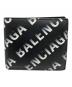 BALENCIAGA（バレンシアガ）の古着「2つ折り財布」｜ブラック×ホワイト