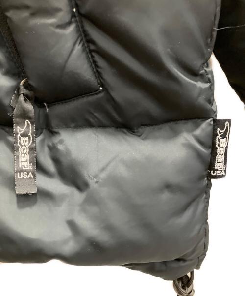 Bear（ベアー）Bear (ベアー) リバーシブルダウンジャケット ブラック×イエロー サイズ:SIZE Sの古着・服飾アイテム