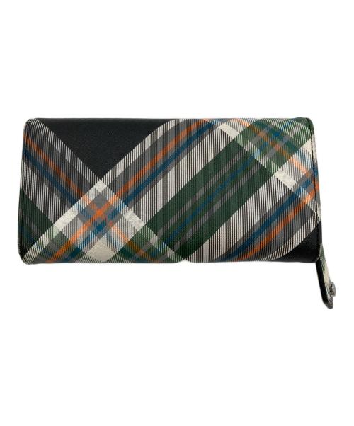 Vivienne Westwood（ヴィヴィアンウエストウッド）Vivienne Westwood (ヴィヴィアンウエストウッド) DERBY　ラウンドファスナーウォレット マルチカラーの古着・服飾アイテム