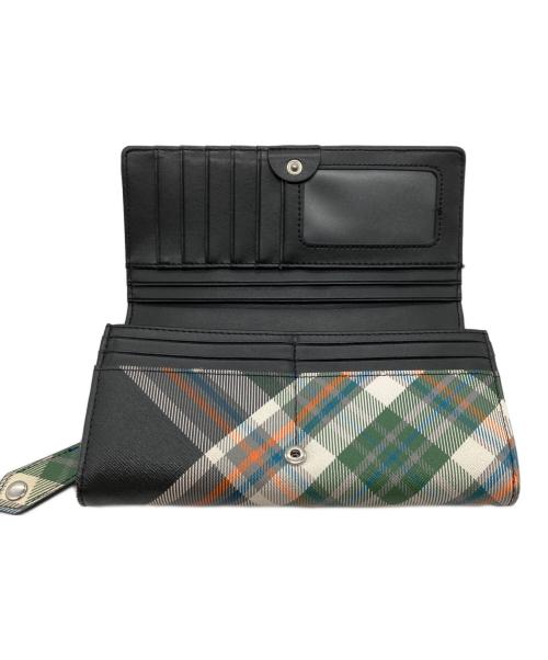 Vivienne Westwood（ヴィヴィアンウエストウッド）Vivienne Westwood (ヴィヴィアンウエストウッド) DERBY　ラウンドファスナーウォレット マルチカラーの古着・服飾アイテム
