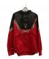 MITCHELL & NESS（ミッチェルアンドネス）の古着「ハーフジップジャケット」｜ブラック×レッド
