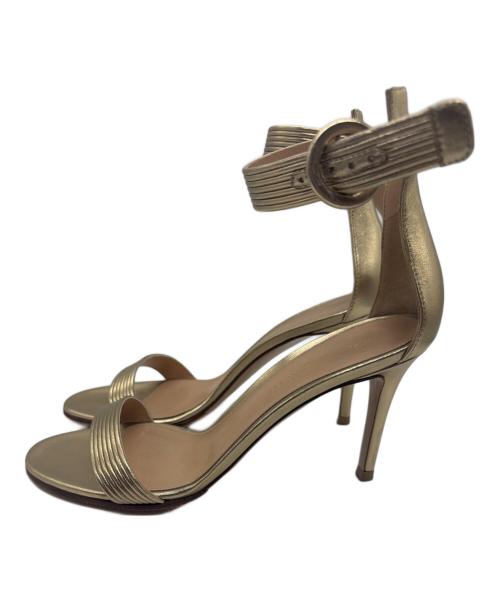 Gianvito Rossi（ジャンヴィト ロッシ）Gianvito Rossi (ジャンヴィト ロッシ) PORTOFINO105 ゴールド サイズ:23.5cmの古着・服飾アイテム