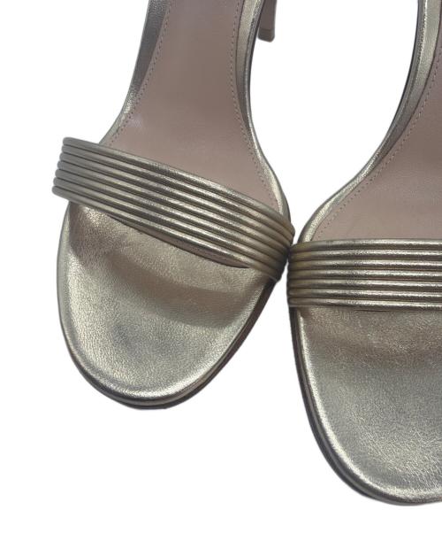 Gianvito Rossi（ジャンヴィト ロッシ）Gianvito Rossi (ジャンヴィト ロッシ) PORTOFINO105 ゴールド サイズ:23.5cmの古着・服飾アイテム