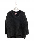 ATONエイトン）の古着「厚手ニット」｜ブラック