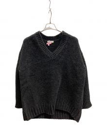 ATON（エイトン）の古着「厚手ニット」｜ブラック