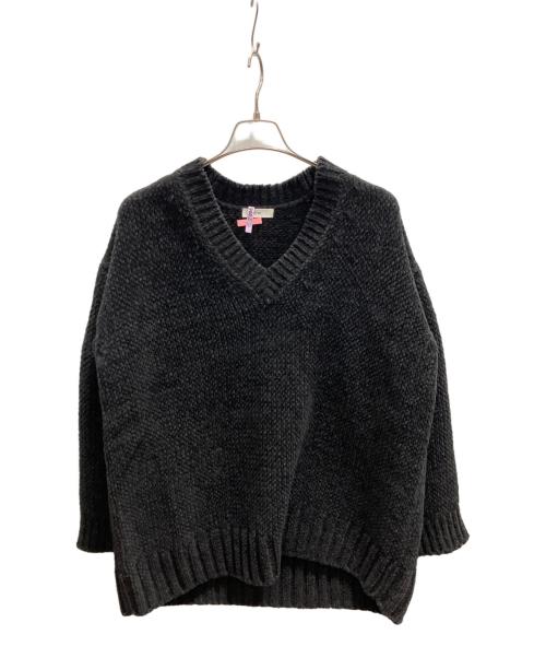 ATON（エイトン）ATON (エイトン) 厚手ニット ブラック サイズ:Мの古着・服飾アイテム