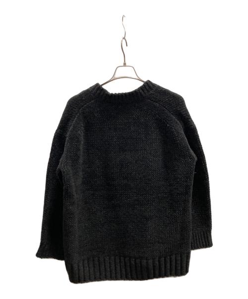 ATON（エイトン）ATON (エイトン) 厚手ニット ブラック サイズ:Мの古着・服飾アイテム
