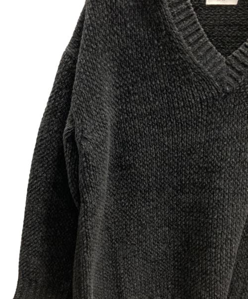 ATON（エイトン）ATON (エイトン) 厚手ニット ブラック サイズ:Мの古着・服飾アイテム