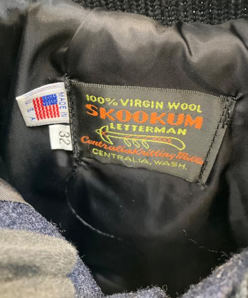 skookum（スクーカム）skookum (スクーカム) ファラオジャケット ネイビー×ブラック サイズ:3の古着・服飾アイテム