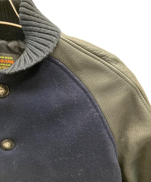 skookum（スクーカム）skookum (スクーカム) ファラオジャケット ネイビー×ブラック サイズ:3の古着・服飾アイテム