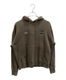 F.C.R.B.（エフシーレアルブリストル）の古着「プルオーバーパーカー」｜オリーブ