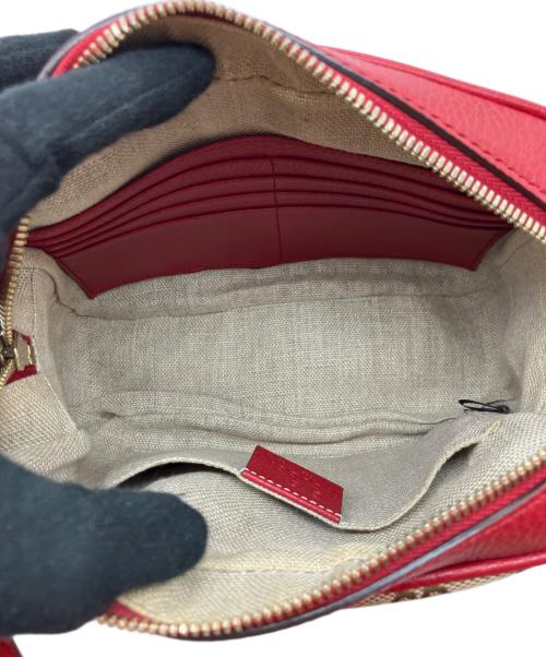 GUCCI（グッチ）GUCCI (グッチ) ショルダーバッグ ブラウン×レッドの古着・服飾アイテム