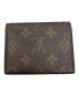 LOUIS VUITTON (ルイ ヴィトン) カードケース ブラウン：15000円