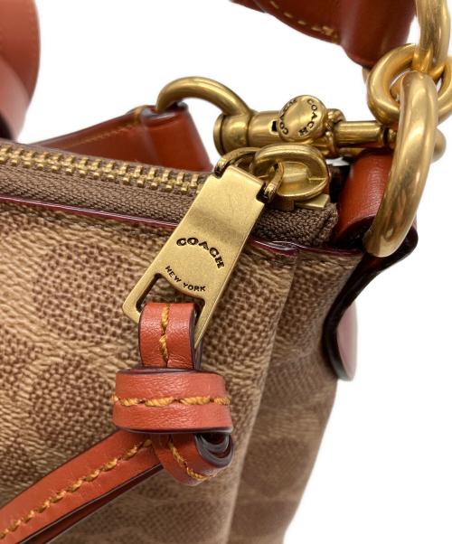 COACH（コーチ）COACH (コーチ) シグネチャー ブラウンの古着・服飾アイテム