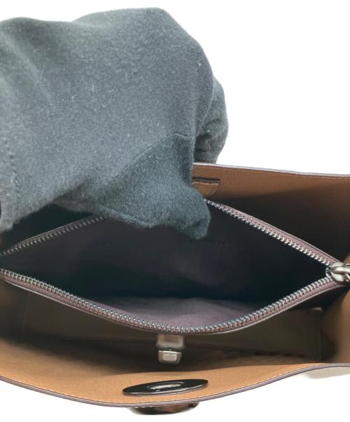 COACH（コーチ）COACH (コーチ) ウィロウ ショルダーバッグ ハンドバッグ ベージュ×グレーの古着・服飾アイテム