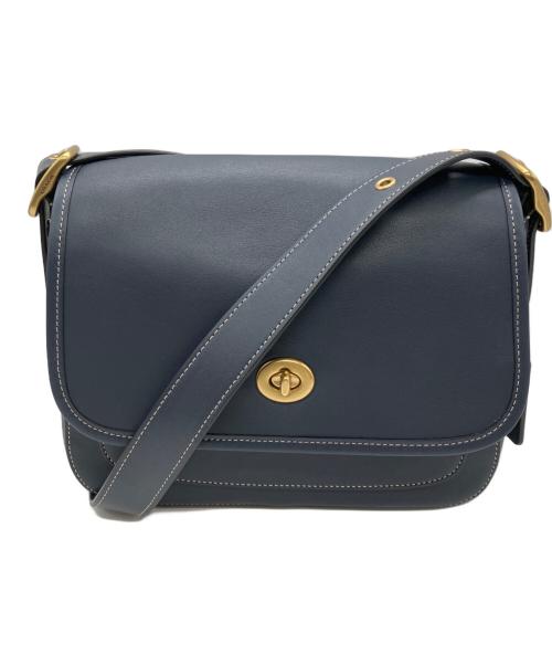 COACH（コーチ）COACH (コーチ)  ランブラー クロスボディ ショルダーバッグ ネイビーの古着・服飾アイテム