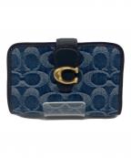 COACHコーチ）の古着「2つ折り財布」｜インディゴ