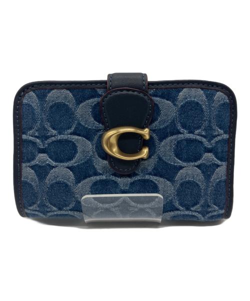 COACH（コーチ）COACH (コーチ) 2つ折り財布 インディゴの古着・服飾アイテム