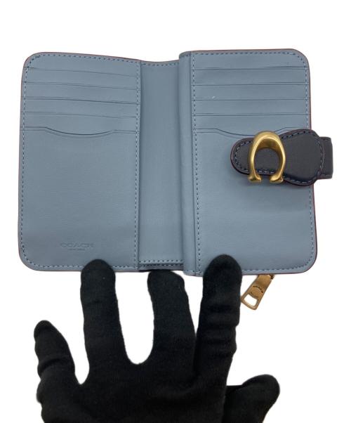 COACH（コーチ）COACH (コーチ) 2つ折り財布 インディゴの古着・服飾アイテム