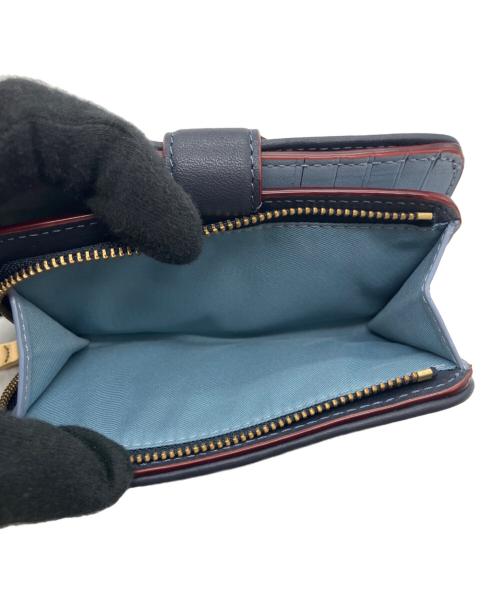 COACH（コーチ）COACH (コーチ) 2つ折り財布 インディゴの古着・服飾アイテム