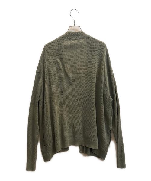 nonnative（ノンネイティブ）nonnative (ノンネイティブ) 薄手カーディガン 黄緑 サイズ:SIZE 2の古着・服飾アイテム