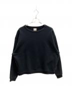 YSTRDY'S TMRRWイエスタデイズトゥモロウ）の古着「クルーネックスウェット」｜ブラック