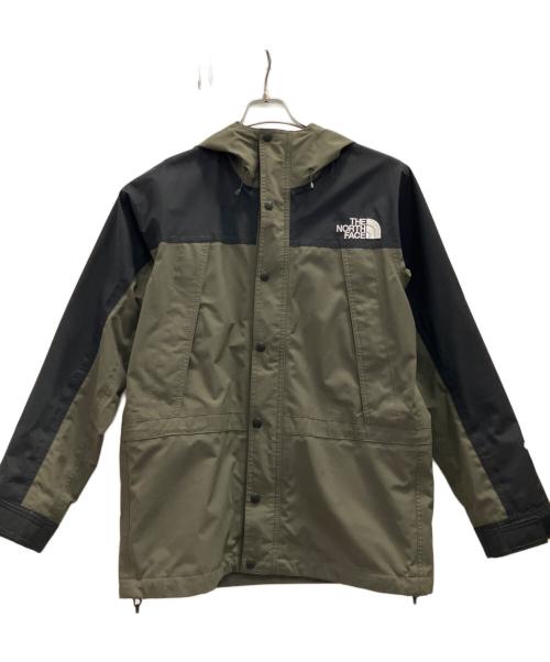 THE NORTH FACE（ザ ノース フェイス）THE NORTH FACE (ザ ノース フェイス) マウンテン ライト ジャケット  カーキ×ブラック サイズ:Мの古着・服飾アイテム