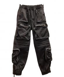 DIESEL（ディーゼル）の古着「P-MIRTA-NLカーゴパンツ」｜ブラック