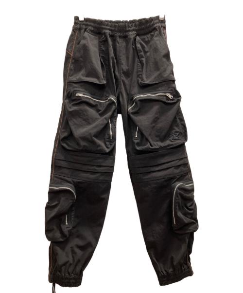 DIESEL（ディーゼル）DIESEL (ディーゼル) P-MIRTA-NLカーゴパンツ ブラック サイズ:Ｓの古着・服飾アイテム