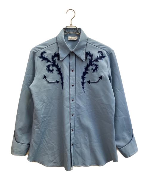 H BAR C（エイチバーシー）H BAR C (エイチバーシー) ウエスタンシャツ スカイブルー サイズ:不明の古着・服飾アイテム