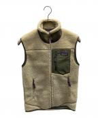 Patagoniaパタゴニア）の古着「フリースベスト」｜ベージュ